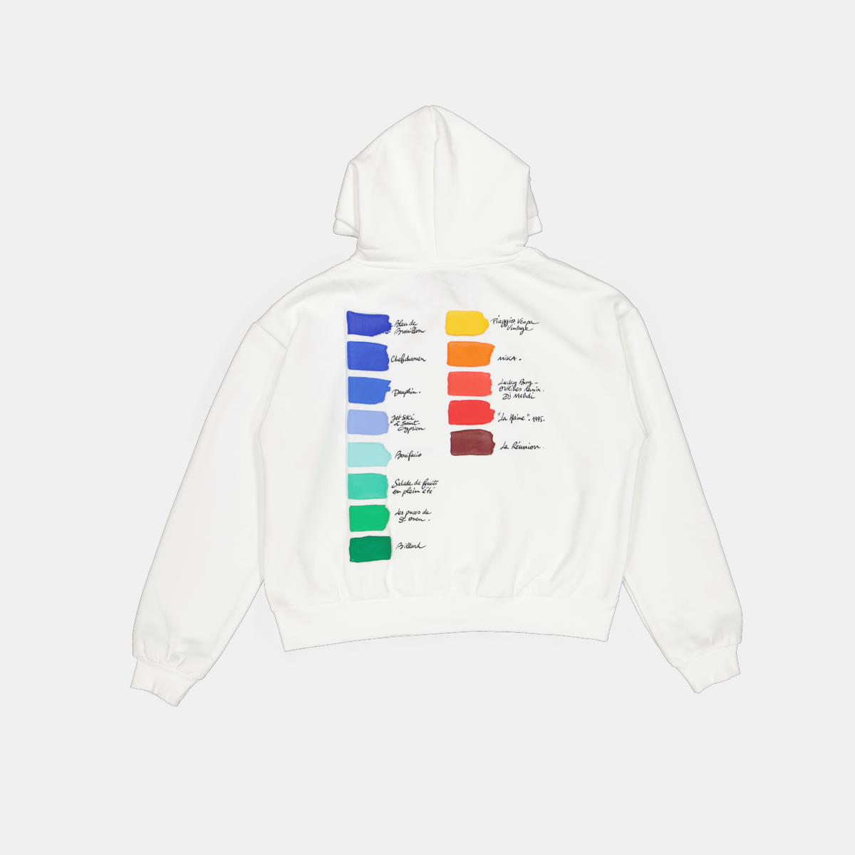 Hoodie Nuancier blanc