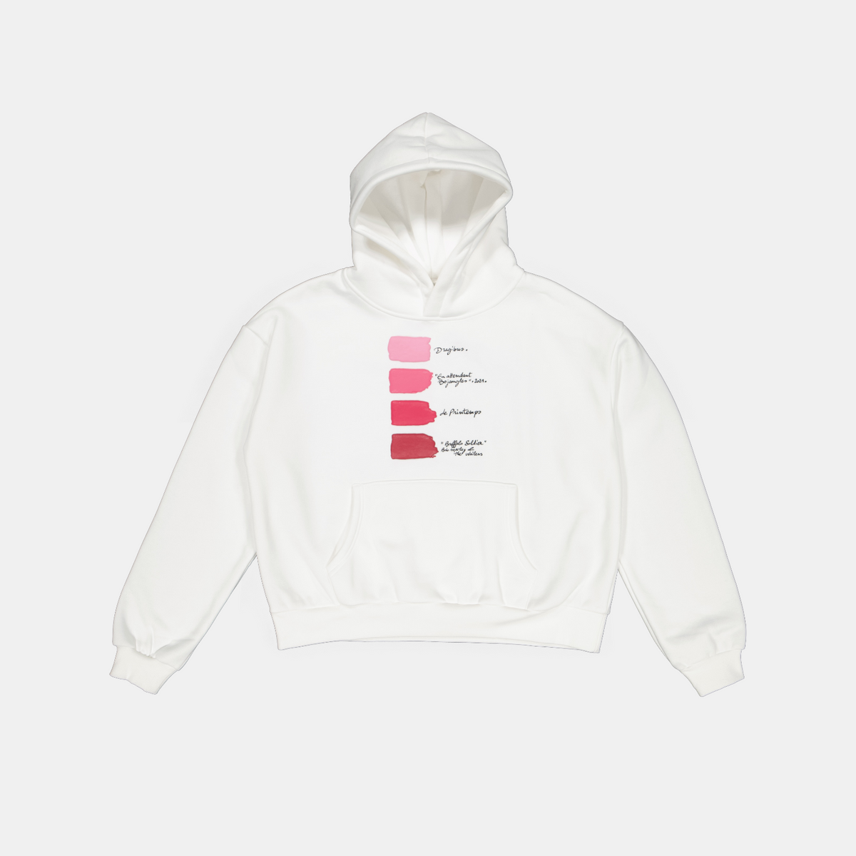 Hoodie Nuancier blanc
