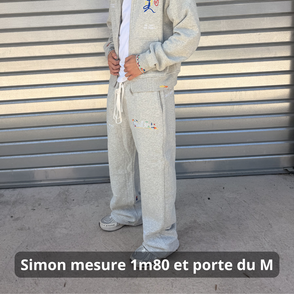 Jogging Gris Chromatique