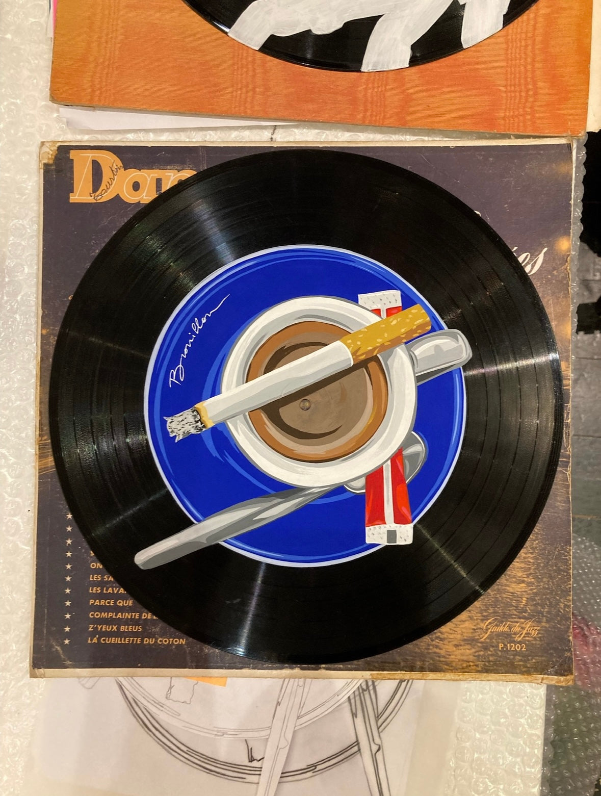 Vinyles « Café Clope Brouillon »