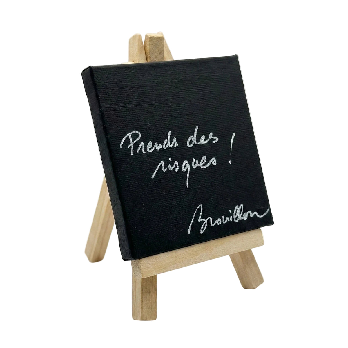 Toile réalisée par la maman de Brouillon.