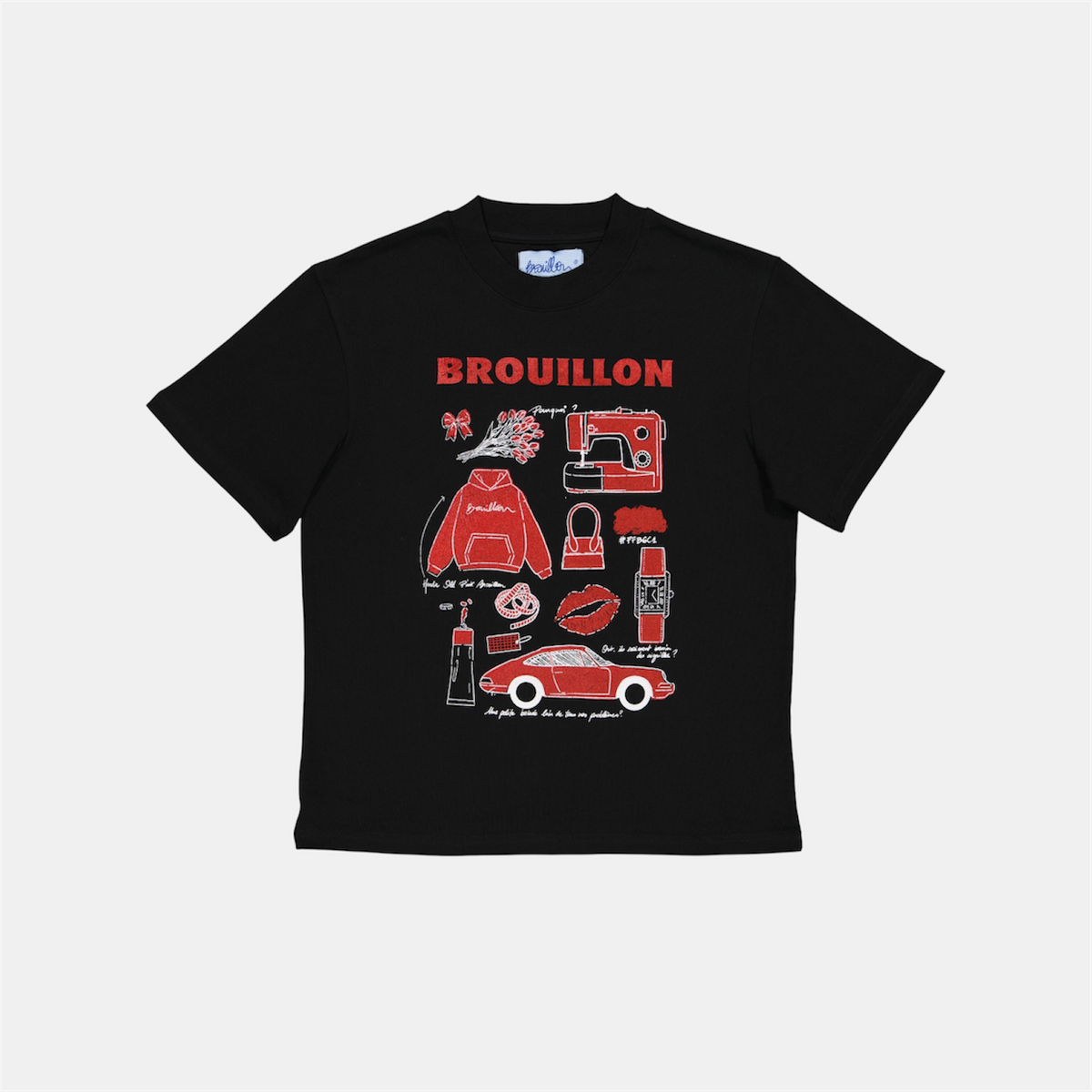 Black inventory T-shirt